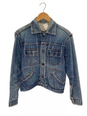 画像：60s頃/Gジャン/デニム/インディゴ/2ndタイプ/ストア系/ダメージ考慮