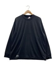 画像：TECH SMOOTH L/S CREW NECK/Tシャツ/L/ポリエステル/BLK//