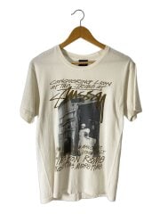 画像：Tシャツ/S/コットン/ホワイト/プリント/CONQUERING LION