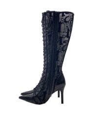 画像：ロングブーツ/M/BLK