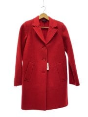画像：コート/38/ウール/RED