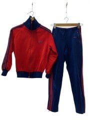 画像：セットアップ/2/ポリエステル/RED/無地/ADS-4F