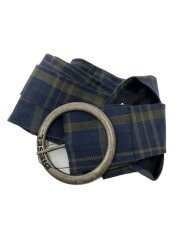 画像：ベルト/--/GRN/チェック/レディース/00e10300312