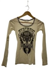 画像：長袖Tシャツ/FREE/コットン/WHT/2CL-1820