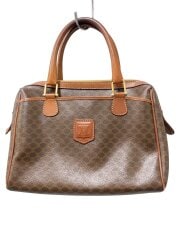 画像：ハンドバッグ/レザー/BRW/総柄/マカダム柄