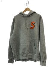 画像：25SS/S Logo Hooded Sweatshirt/パーカー/L/コットン/GRY//