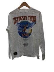 画像：長袖Tシャツ/2/コットン/WHT/プリント
