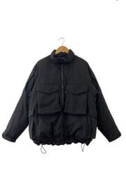 画像：PADDONG MIL JACKET/ダウンジャケット/S/ポリエステル/BLK/無地/BW-24021W//