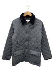 画像：キルティングジャケット/38/ウール/GRY/無地/1802193