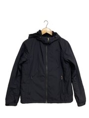 画像：COMPACT NOMAD JACKET_コンパクトノマドジャケット/L/ナイロン/BLK/無地
