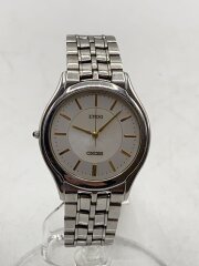 画像：クォーツ腕時計/アナログ/ステンレス/WHT/SLV/SS/8j41-6030