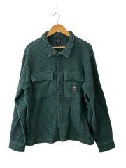 画像：ジャケット/M/コットン/GRN/ワッフル