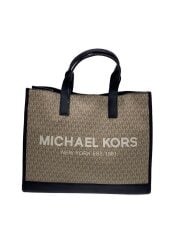 画像：トートバッグ/レザー/BEG/総柄/37F2LCOT4B