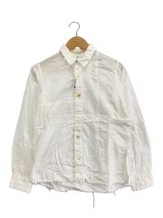 画像：長袖シャツ/1/コットン/WHT