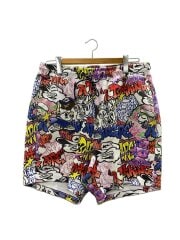画像：ショートパンツ/XL/コットン/WHT/総柄/001SPJ301056I//