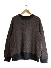 画像：ニット・セーター(厚手)/3/アクリル/GRY/総柄