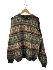 画像：ニット・セーター(厚手)/XL/ウール/GRY