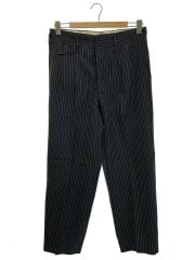 画像：推定50s/スラックスパンツ/--/ウール/GRY/ストライプ