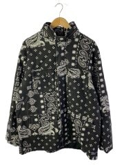 画像：ジャケット/L/コットン/BLK/ペーズリー/PC9-A4419-0003