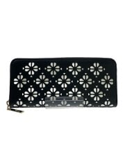 画像：長財布/レザー/BLK/レディース