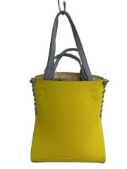 画像：ショルダーバッグ/フェイクレザー/YLW/無地/A2824PBG223