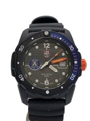 画像：クォーツ腕時計/アナログ/ラバー/BLK/BLK/XB.3723