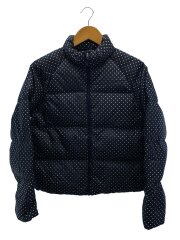 画像：ダウンジャケット_NDW91227/L/ナイロン/NVY/ドット