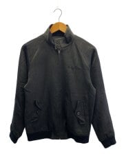 画像：ジャケット/M/ウール/BLK/無地