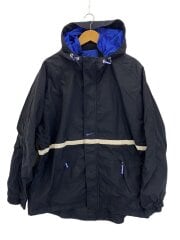 画像：ジャケット/XL/ナイロン/BLK/無地/H8-YON/90s/シェルジャケット/使用感有