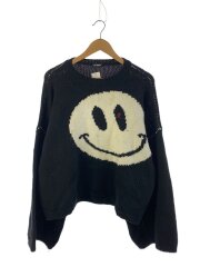 画像：ニット・セーター(厚手)/L/ウール/BLK/無地