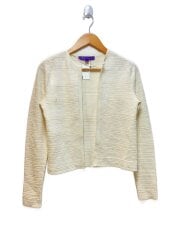 画像：カーディガン(薄手)/M/レーヨン/WHT