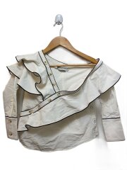 画像：長袖シャツ/6/コットン/ホワイト