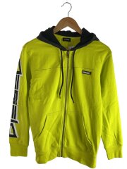 画像：ジップパーカー/S/コットン/YLW