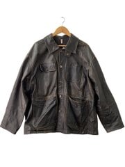 画像：CCU/レザージャケット・ブルゾン/1/牛革/BLK/SH-49-C-COW.US-2//