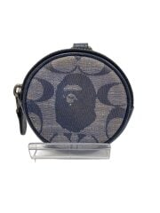 画像：コインケース/キャンバス/NVY/総柄/メンズ