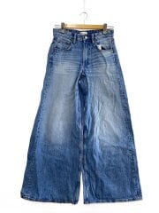 画像：ブーツカットパンツ/36/コットン/IDG/無地