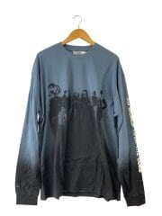 画像：長袖Tシャツ/XXL/コットン/BLU/xglx-0544