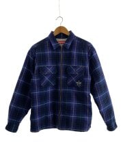 画像：25AW/Thermal Lined Zip Up Flannel Shirt/S/コットン