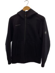 画像：ジップパーカー/M/ポリエステル/BLK/1014-04980