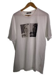 画像：Tシャツ/L/コットン/WHT/フォト/プリント