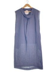 画像：ノースリーブワンピース/2/--/BLK/無地/L8S04037