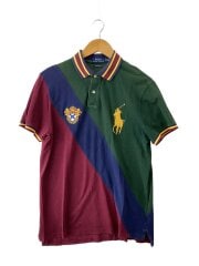 画像：ポロシャツ/M/コットン/マルチカラー/無地/ビッグポニー