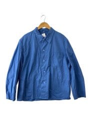 画像：フレンチワークジャケット/カバーオール/52/コットン/BLU/6532-12-280-0067/コットンツイル
