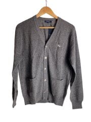 画像：カシミヤ混/カーディガン(薄手)/M/ウール/GRY/無地/BBT63-302-08