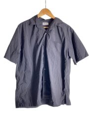 画像：半袖シャツ/2/ナイロン/GRY/無地/L03620FB273