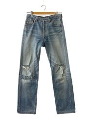 画像：94年製/90s/ボタン裏555/バレンシア/リメイク//31/コットン/ブルー/501-5900