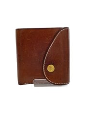 画像：2つ折り財布/ELBAMATT ACC/TRIFOLD WALLET/レザー/ブラウン/メンズ/