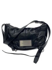 画像：ショルダーバッグ/フェイクレザー/BLK/MK2500BG002V-BB-F//