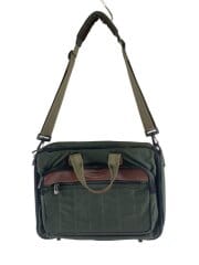 画像：ブリーフケース/キャンバス/GRN/無地