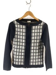 画像：ニット・セーター(薄手)/38/コットン/BLK/総柄